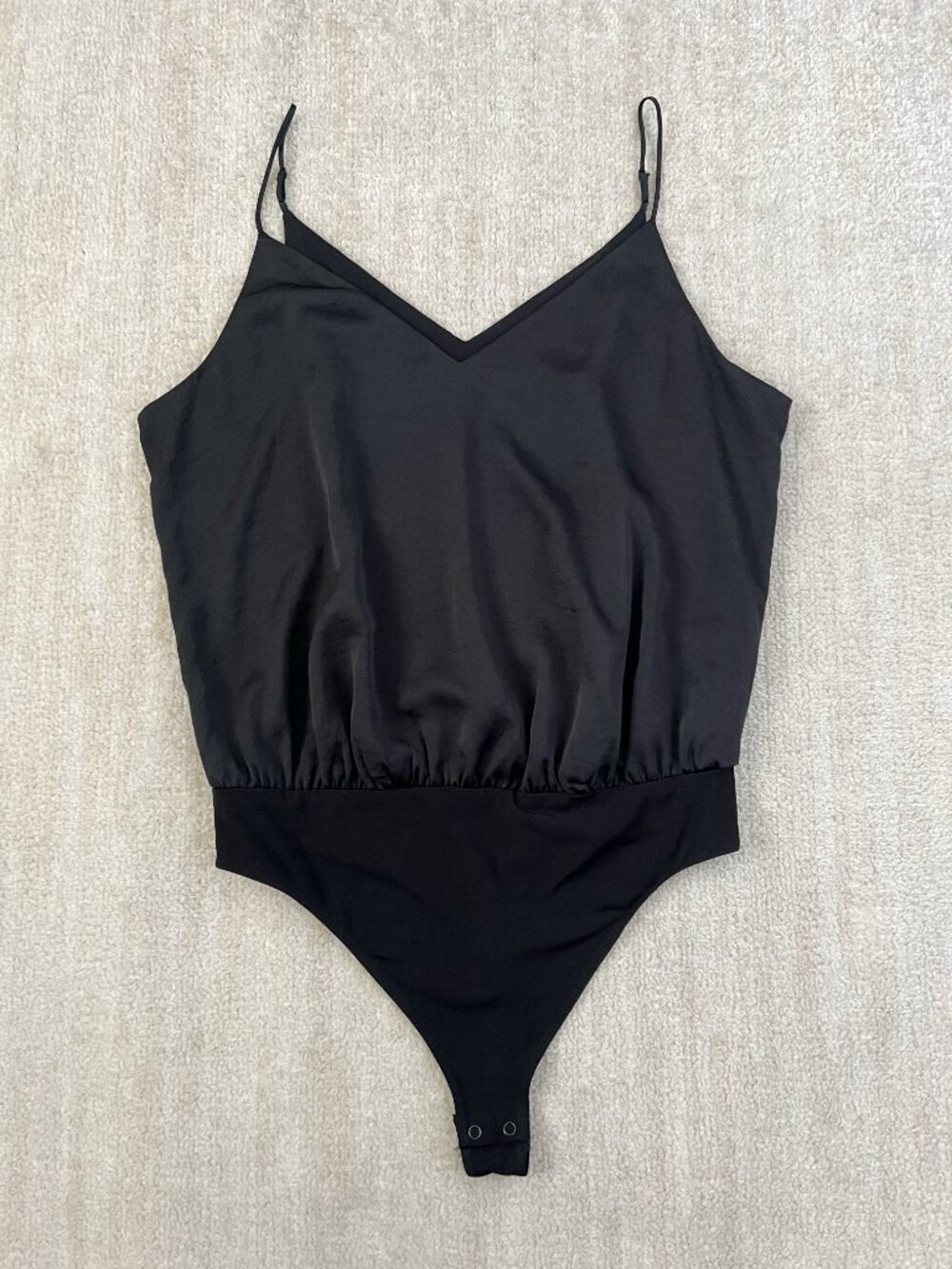 Express Black Sleeveless Cami Bodysuit Blouse Top L